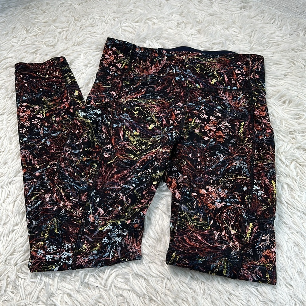 Lululemon Invigorate High-Rise Tight 25" Foliage Overlay Multi